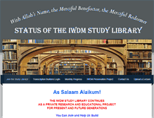 Tablet Screenshot of iwdmstudylibrary.com